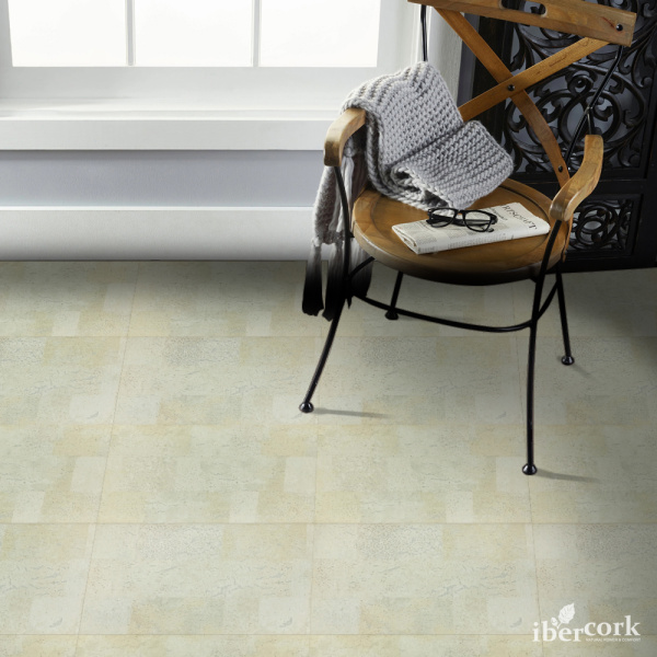 Пробковый клеевой паркет IberCork Саламанка бланко 6 SG